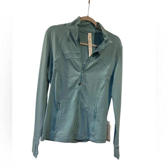 NWT Lululemon define jacket nulu WASHED BLUE Size 12